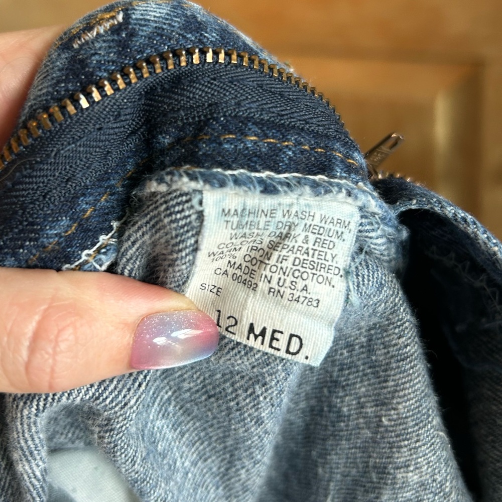 Vintage acid washed Lee jeans - Picture 6 of 8